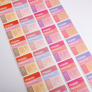 Custom Perfume Oil Bottle <strong>Label</strong> Waterproof Vinyl Full Color Printing Roll <strong>Stickers</strong> for <strong>10ml</strong> Cosmetic Parfum <strong>Vial</strong> Packaging - Product Image 6