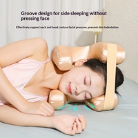 Nouvel Oreiller en Mousse à Mémoire de Forme Anti-Rides pour Dormeurs Latéraux, Forme Extraterrestre pour la Prévention des Plis Nasolabiaux et le Lifting du Visage