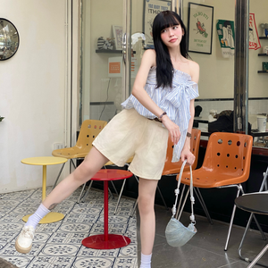 Meilleures ventes Ensemble de shorts pour femmes Plusieurs tailles Taille haute Respirant 100% coton Service ODM Fabriqué en usine au Vietnam Échantillon gratuit - Product Image 4