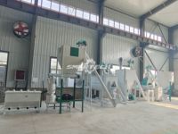 Nouvelle ligne de production de granulés d'aliments pour animaux 1T/H pour l'élevage de poulets, vaches, bovins, lapins et volailles