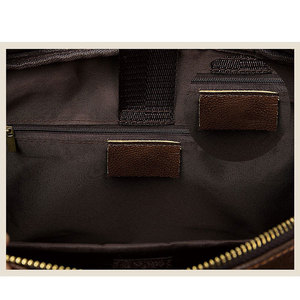 Sacs pour ordinateur portable multifonctionnels en cuir véritable, personnalisables, avec logo personnalisé, sacoche pour ordinateur portable en cuir véritable, sac de voyage pour le bureau - Product Image 5