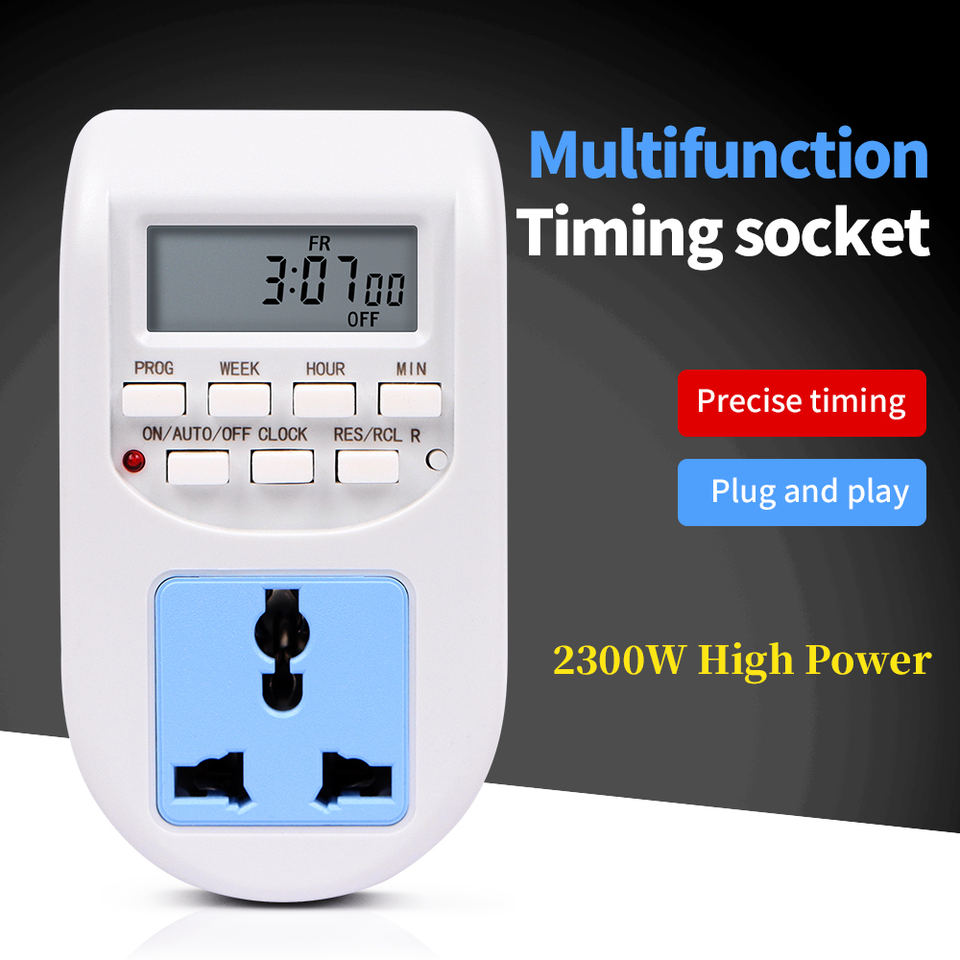Digital EU Plug 16 Sets Smart Timer Socket Programmable Electronic ...