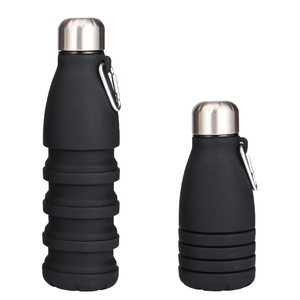 Botella de Agua Plegable de Silicona, Libre de BPA, a Prueba de Fugas, para Viajes al Aire Libre y Gimnasio - Product Image 6