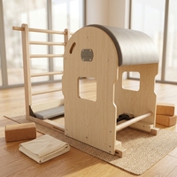 Équipement de fitness de haute qualité au design élégant, prix d'usine, équipement d'entraînement corporel, entraînement de yoga, Reformer Pilates en bois d'érable pour adultes