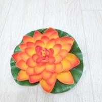 Simulation de fleur de lotus artificielle décorative en plastique bon marché