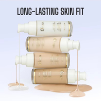 ODM OEM O'CHEAL Fond de teint liquide naturel éclatant, fond de teint pour le visage minimisant les pores, longue tenue, teint uniforme, base de maquillage