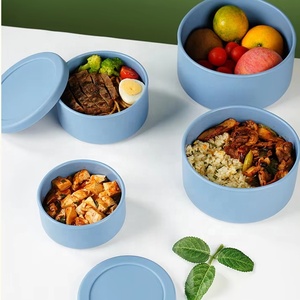 Boîte à lunch en silicone sans BPA OEM ODM, boîte bento pour enfants, contenants alimentaires isolés pour enfants, résistants aux fuites, utilisables au micro-ondes - Product Image 2