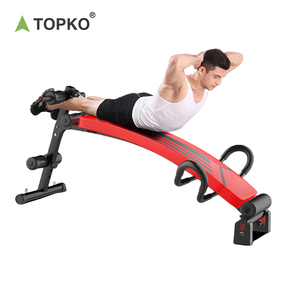 TOPKO 하이 퀄리티 홈 체육관 복근 훈련 전신 운동 조정 가능한 곡선 운동 벤치 앉아 벤치 - Product Image 3