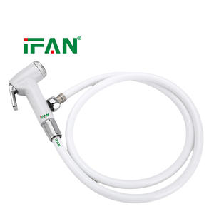 Pulvérisateur de bidet blanc IFAN avec tuyau flexible et support mural pour une <span class=keywords><strong>installation</strong></span> rapide - Product Image 1