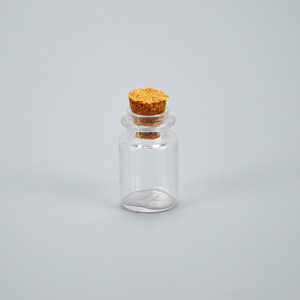 Petg Glitter <b>Bottles</b> 3ml 5ml 8ml 10ml With <b>Cork</b> Stoppers For Massage Oil Packaging - Product Image 3