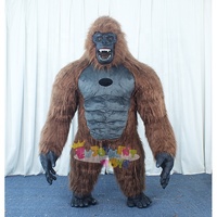 Costume de mascotte de gorille gonflable réaliste Hot CE Ape, cosplay d'anime personnalisé pour le carnaval et les déguisements