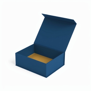 Luxury Premium Magnetic Book-shaped Box Elegant Rigid Cardboard Gift Packaging Box Wholesale Manufacturer Custom Logo Supplier - Product Image 5