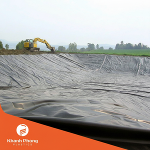 Géomembrane de HDPE pour des projets de construction pour appliqué dans les systèmes d'irrigation, structures de conservation de l'eau en gros - Product Image 1