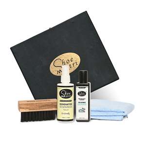 Kit Essentiel d'Entretien pour Mini Sneakers avec Nettoyant Rénovateur Ultime, Brosse à Sneakers et Serviette en Microfibre pour Chaussures - Product Image 1