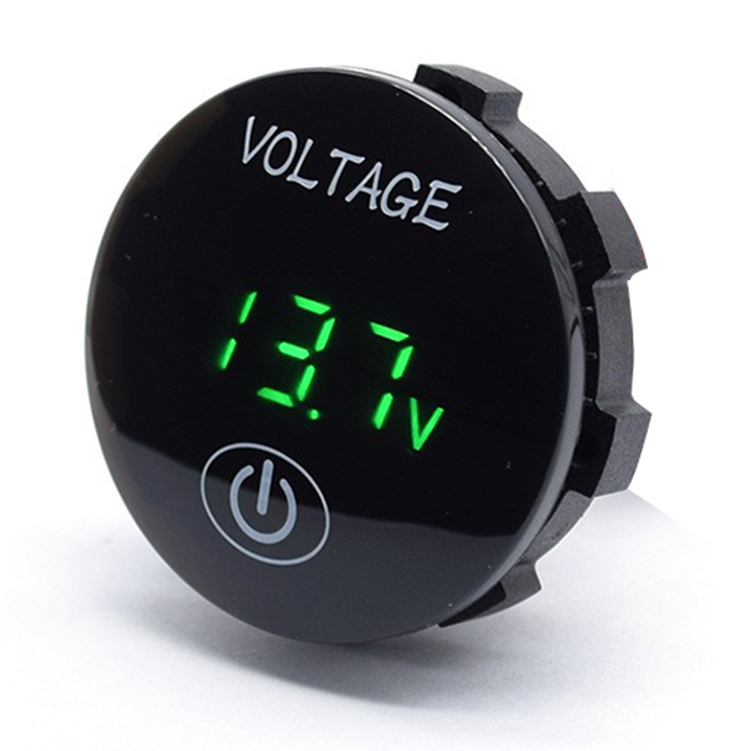 DC 12-24 В автомобиль морской мотоцикл светодиодный цифровой дисплей Вольтметр батарея топливный датчик монитор с переключателем