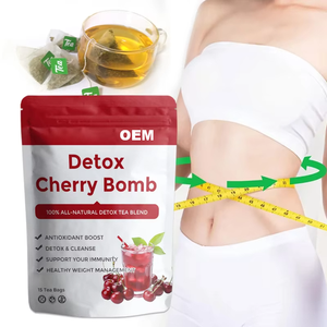 ชาสมุนไพร OEM Detox Cherry Bomb ชาเขียว เยอร์บา มาเต้ ผสมฮิบิสคัสและเชอร์รี่ ช่วยเสริมสารต้านอนุมูลอิสระ เสริมสร้างภูมิคุ้มกัน 100% จากธรรมชาติ บรรจุ 15 กล่อง - Product Image 4