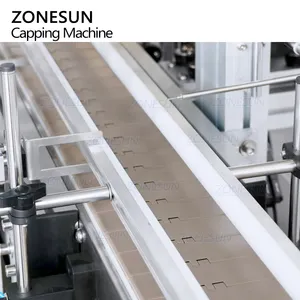 ZONESUN ZS-XG440G自動プラスチックティアオフボトルキャンディーティアバンドタンパーエビデントボトルカバーキャッププレスキャッピングマシン