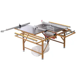 Table de scie radiale de haute précision/Machine de travail du bois Machines de scie à table coulissantes multifonctionnelles de petite précision pour le travail du bois
