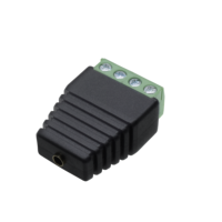 Connecteur banane 3mm 4 en 1 Fiche mâle à vis de verrouillage Connecteur audio plaqué or pour haut-parleur HIFI Plug in