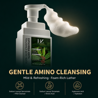 Euphorbia Hirta Sabun Mandi Melembapkan dan Menutrisi, Gel Mandi Menenangkan Anti Gatal, Pembersih Asam Amino Lembut, Melembapkan Kulit