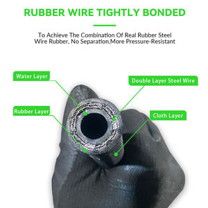 SPS 5000PSI 50피트 3/8인치 더블 암 자동 텔레스코픽 고압 호스릴 압력 호스 세차 장비 - Product Image 5