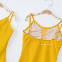 Leotard Tari untuk Wanita |   Leotard Balet Tanpa Lengan Bahan Beludru untuk Pertunjukan & Latihan |   Desain Elegan High Cut dengan Sublimasi