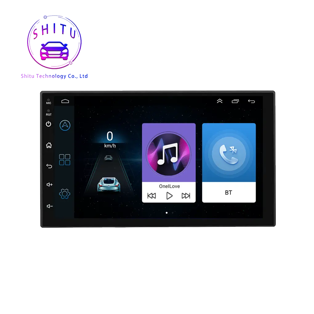 Pemutar multimedia mobil sistem Android, radio mobil sistem Android 9210 7 inci, multimedia MP5, Radio, Bluetooth, navigator GPS, radio, Video, Stereo, gambar terbalik, DSP