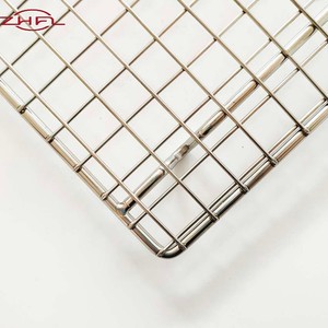 Grille de barbecue extérieure personnalisée en acier inoxydable, résistante à la corrosion, antiadhésive, réutilisable, 16*21cm, 3mm de diamètre - Product Image 2