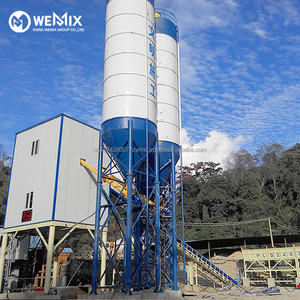 HZS90 Centrale à béton Centrale à béton stationnaire Centrale à béton prêt à l'emploi Mélangeur à béton alimenté par courroie - Product Image 1