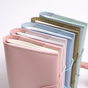 Cuaderno de reuniones de cuero PU, cuaderno de viaje para bocetos B5, funda protectora de cuero, cubierta de libro de cuero rígido simple. - Product Image 2