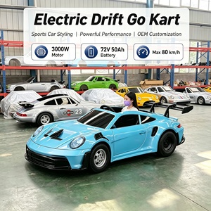 Voiture de drift haute vitesse 72V 3000W à batterie lithium, style vintage, 80 km/h, pour location extérieure et parcs d'attractions GT3 - Product Image 2