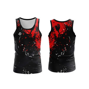 Fournisseur d'or, tissu en maille de polyester de haute qualité, uniforme de football tactile réversible, singlet de football tactile personnalisé - Product Image 3