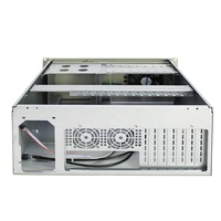 Châssis de contrôle industriel industriel de serveur 4U d'ordinateur de surveillance de sécurité monté en rack ATX portable