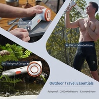 Nouvelle Douche Extérieure Éclairée Tout-en-un, Gadget de Bain Polyvalent pour Camping, Dortoir et Maison, Pommeau de Douche Électrique Mobile en ABS