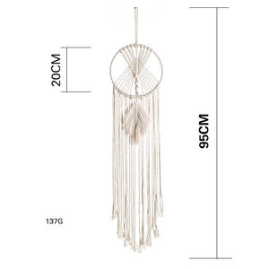 Chic Dream Catcher grande stile bohémien di ispirazione per la casa decorazione da parete appesa arazzo <span class=keywords><strong>Macrame</strong></span> per camera da letto - Product Image 6