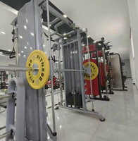 Appareil de musculation professionnel à double poulie réglable avec barre de traction multi-prise pour entraînement fonctionnel et crossover de câbles