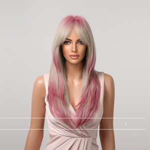 <span class=keywords><strong>วิก</strong></span>ผมยุโรปอเมริกันทรงผมยาวตรงแบบฝรั่งเศส มี 8 สีให้เลือก <span class=keywords><strong>วิก</strong></span>ผมใยสังเคราะห์สำหรับผู้หญิง ขายดี - Product Image 2