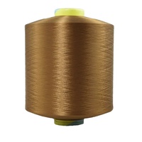 Fil de polyester DTY 150D/48F, 100% polyester, fil texturé pour le tricotage et le tissage, prix d'usine, pas de MOQ, couleur personnalisée