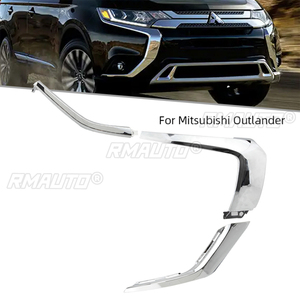 Pour Mitsubishi Outlander 2016-2019 : Bande de moulure de pare-chocs avant chromée pour feux antibrouillard, garniture décorative - Product Image 3