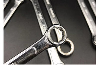 Ensemble de clés ouvertes en fleur de prunier en gros, entretien et fabrication, outil métrique à fonction universelle, clé à double usage