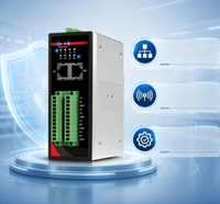 Ordinateur embarqué industriel sans ventilateur PCDIN-Rail-Mounted Compact Embedded Control Computer I3 Aluminium VESA Mounting PC Robuste