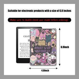 6 Étuis Transparents pour E-Reader avec 2 Breloques Type C Thème Dark Romance 6,8x4,8 Pouces Modè<span class=keywords><strong>le</strong></span> 005 Coque Arrière & Accessoires d'Insertion - Product Image 2