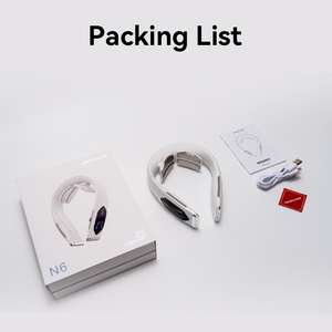 Masajeador de Cuello Portátil Inteligente Inalámbrico USB 2026, Fisioterapia, Alivio del Dolor, con Calor, Recargable, <span class=keywords><strong>Set</strong></span> de Regalo - Product Image 4