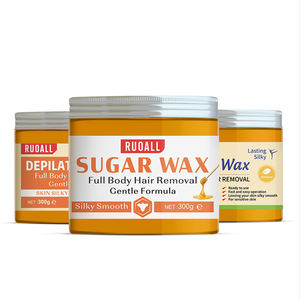 OEM Hypoallergénique Dépilatoire Naturel Biologique Miel Chaud Séparateur de Cire à Sucre Dur Crème Épilatoire pour Tout le Corps en Plastique - Product Image 3