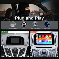 Autoradio Android pour tableau de bord Ford Fiesta MK6 MK7 2009-2017, lecteur multimédia stéréo vidéo, Carplay, Android Auto, GPS, 4G, WiFi