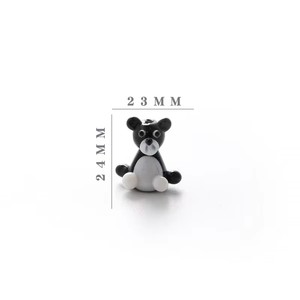 Adorables Ornements Animaux (Teddy, Corgi, Chiot, Chaton, Ours) Créatifs pour la Maison, Artisanat <span class=keywords><strong>en</strong></span> <span class=keywords><strong>Verre</strong></span> <span class=keywords><strong>Soufflé</strong></span> de Dessin Animé, Mini Décorations de Table - Product Image 6
