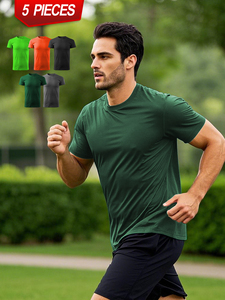 Camiseta Deportiva de Manga Corta para Hombre, UPF 50+, Secado Rápido, para Entrenamiento, Running, Natación, Protección Solar, Modelo F00 - Product Image 2