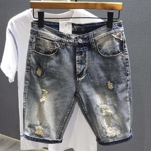 <span class=keywords><strong>Bufa</strong></span> Hot Summer Jeans de haute qualité Respirant Retro Plus Size Short Jeans Baggy Blue Denim Shorts avec grande poche pour hommes - Product Image 6