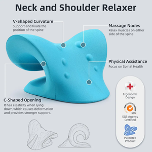 Productos Más Vendidos en Tendencia 2026, Novedades, Relajante de <span class=keywords><strong>Cuello</strong></span> <span class=keywords><strong>y</strong></span> <span class=keywords><strong>Hombros</strong></span>, Almohada de Masaje para Estirar el <span class=keywords><strong>Cuello</strong></span> - Product Image 2