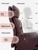 Fauteuil de bureau exécutif moderne électrique massant en cuir véritable, inclinable, ergonomique, pivotant et réglable pour la maison et le bureau - Vente en gros